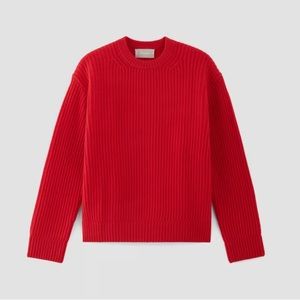 Felted Merino Oversized Crewneck